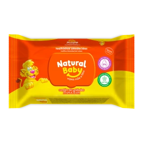 Imagem de Lenço Umedecido Natural Baby com 100 unidades