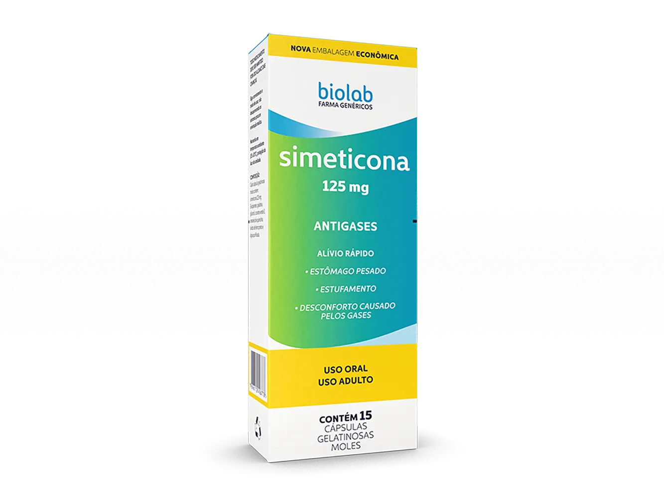 Imagem de Simeticona 125mg com 15 Comprimidos