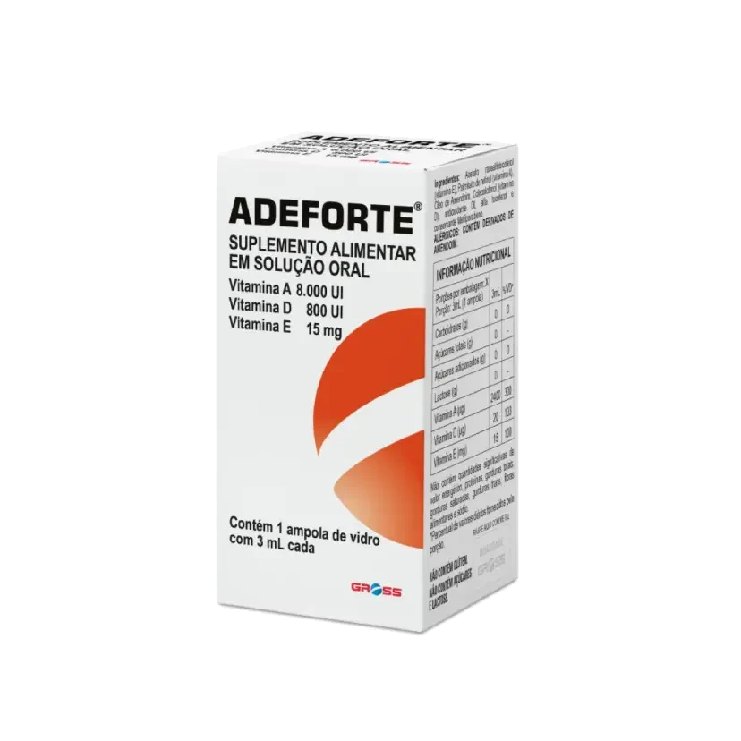 Imagem de Adeforte Solução com 1 Ampola 3ml