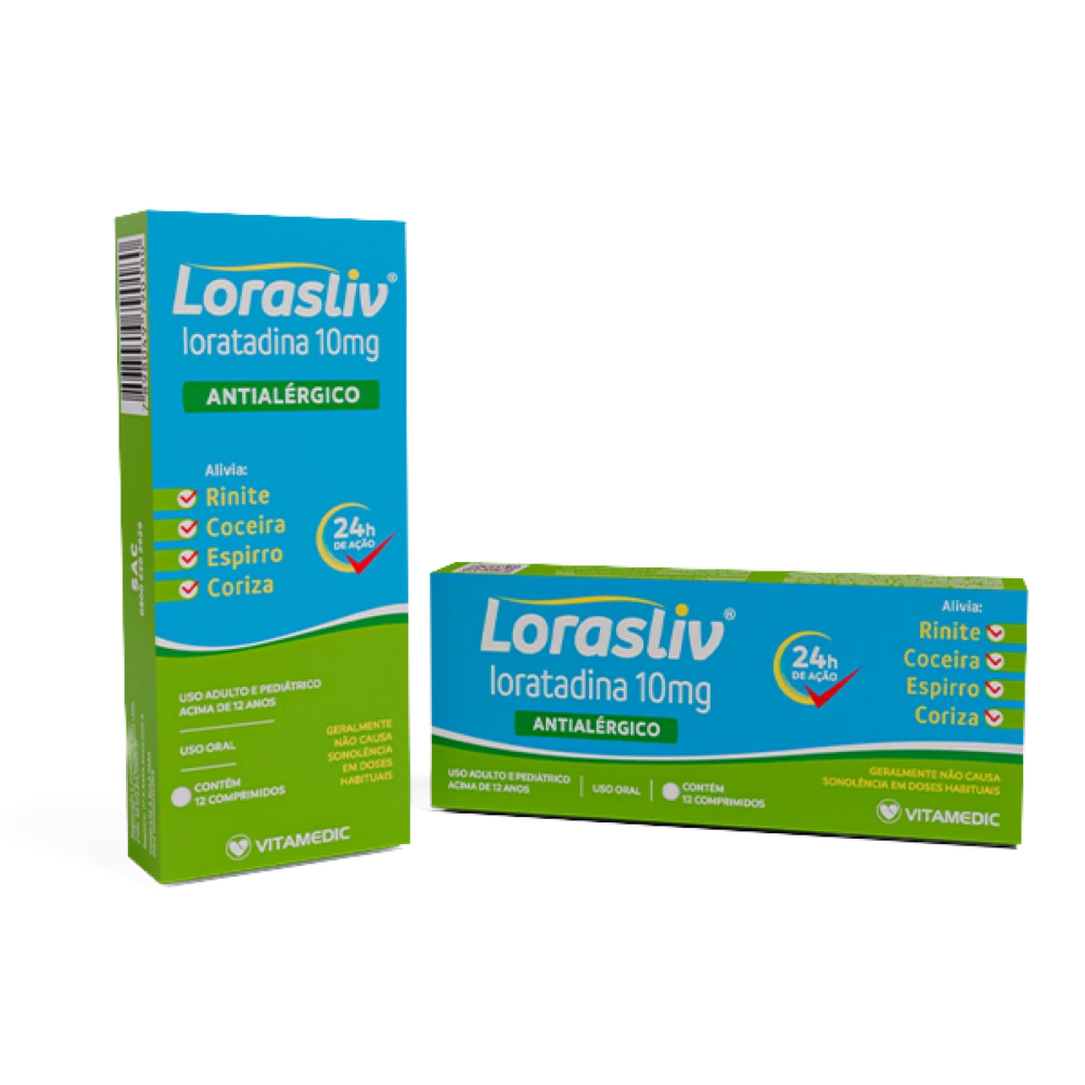 Imagem de Lorasliv 10 miligramas  com 12 comprimidos
