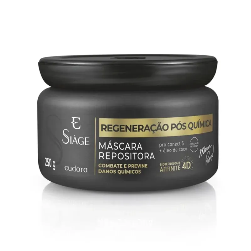 Imagem de Máscara Capilar Eudora Siàge Regeneração Pós Química v3 250g