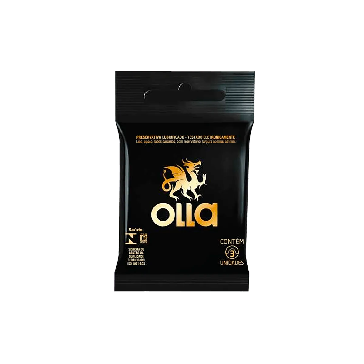 Imagem de Preservativo Olla Lubrificado com 3 unidades