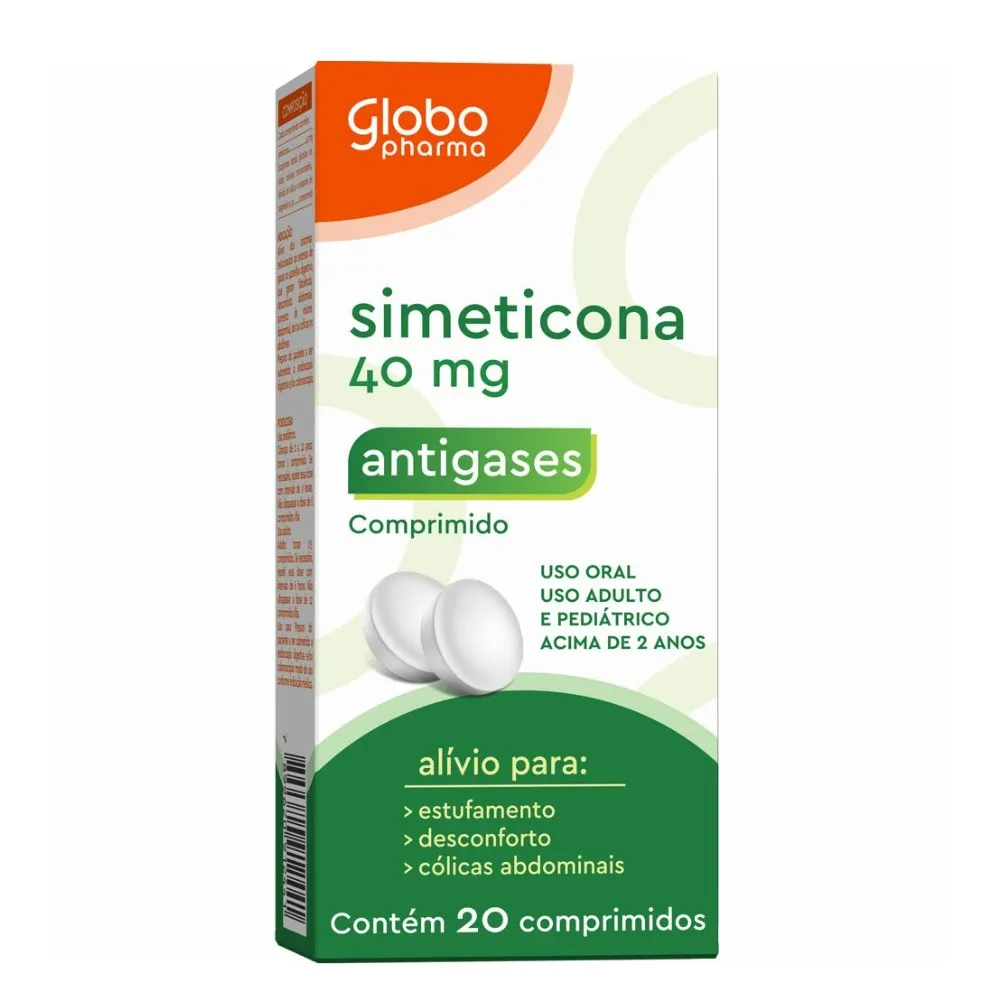 Imagem de Simeticona 40mg com 20 Comprimidos