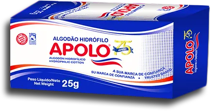Imagem de Algodão Hidrófilo Apolo 25g